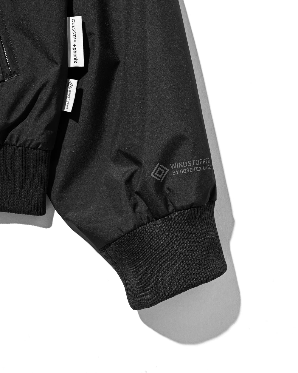 CLESSTE / +Phenix Windstopper® By Gore-Tex Labs Twill City Harrington Jacket (Black)