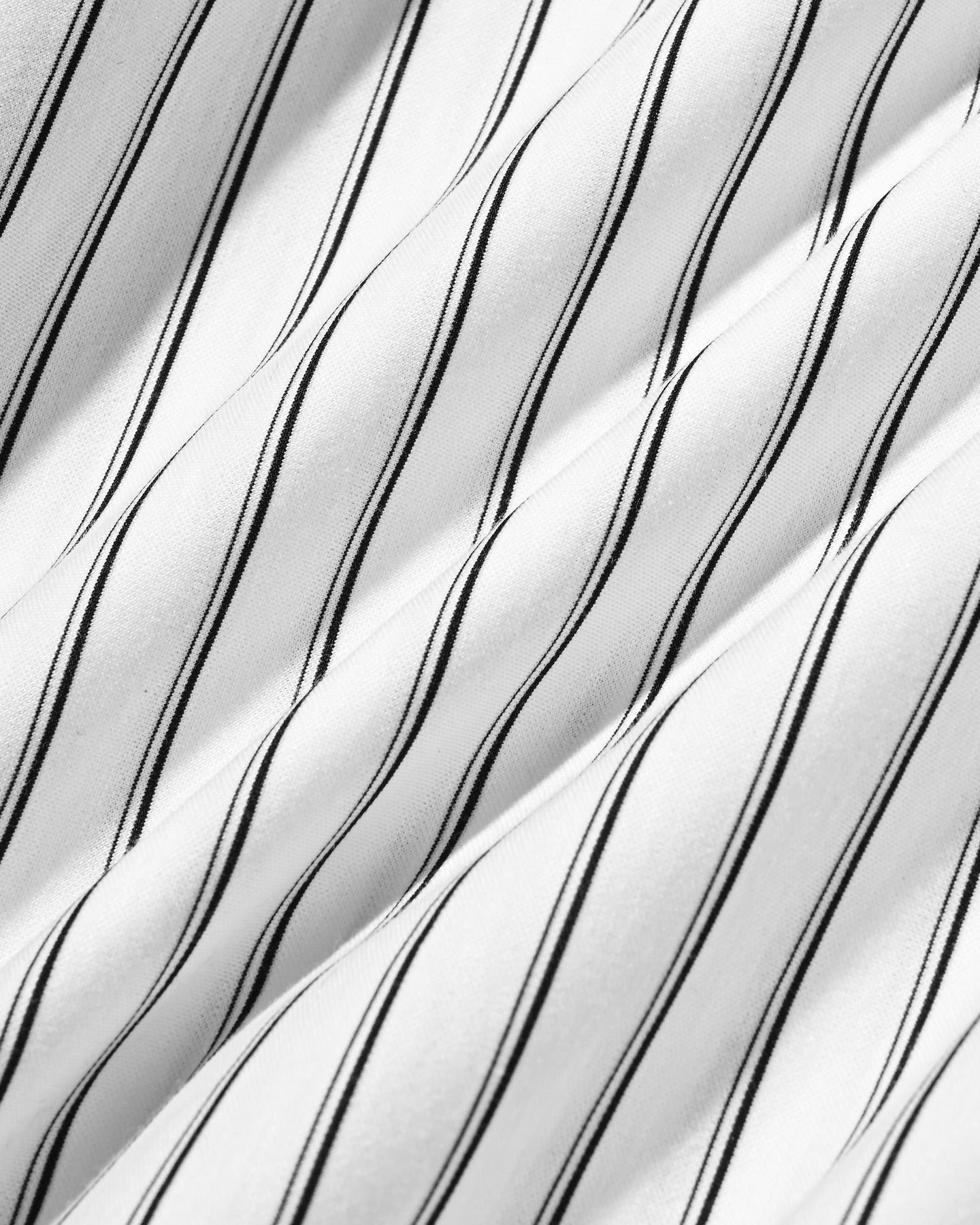 CLESSTE / Thick / Thin Stripe 46G Knit Everyday L/S Shirt (White Stripe)