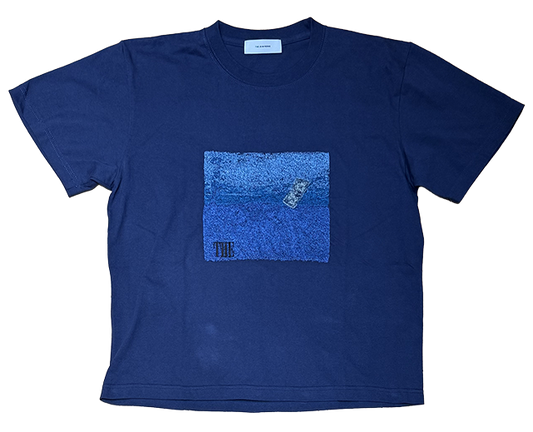 THE JEAN PIERRE / Photo EMB SS Tee (Navy)