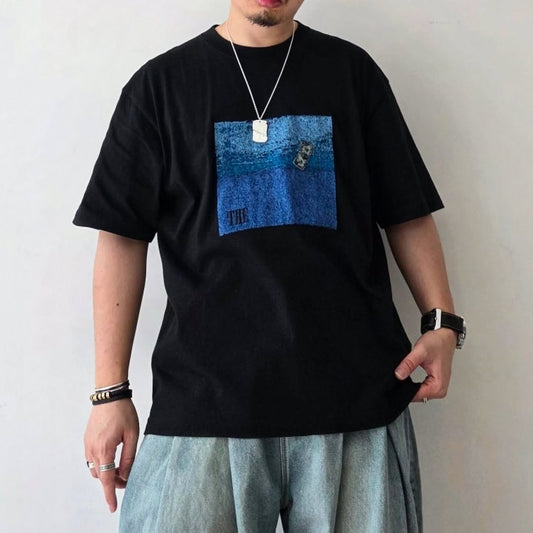 THE JEAN PIERRE / Photo EMB SS Tee (Black)
