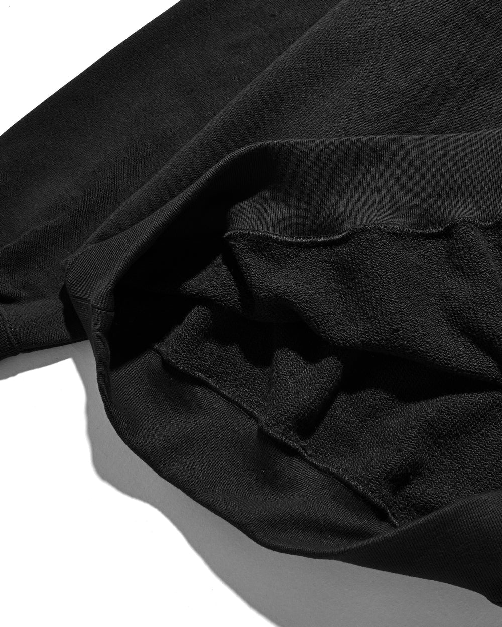 CLESSTE / Half Snap Sweat Shirt (Black)