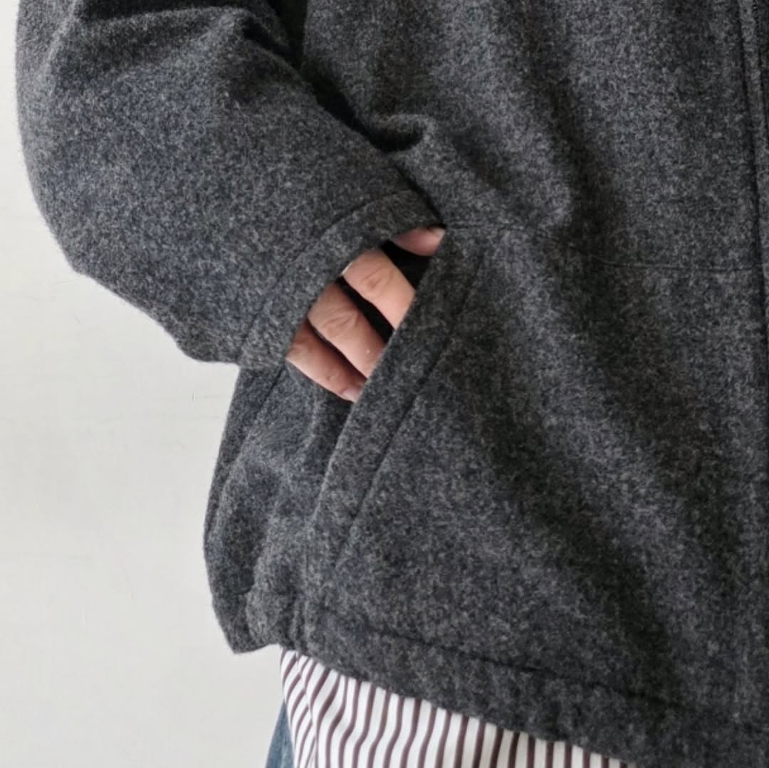 BLANC YM / Cashmere Zip Jacket