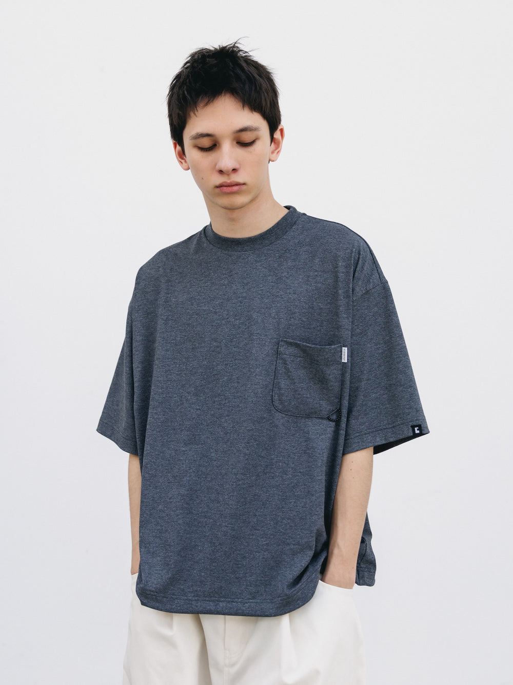 CLESSTE / Tech Pocket S/S T-Shirt (Charcoal)