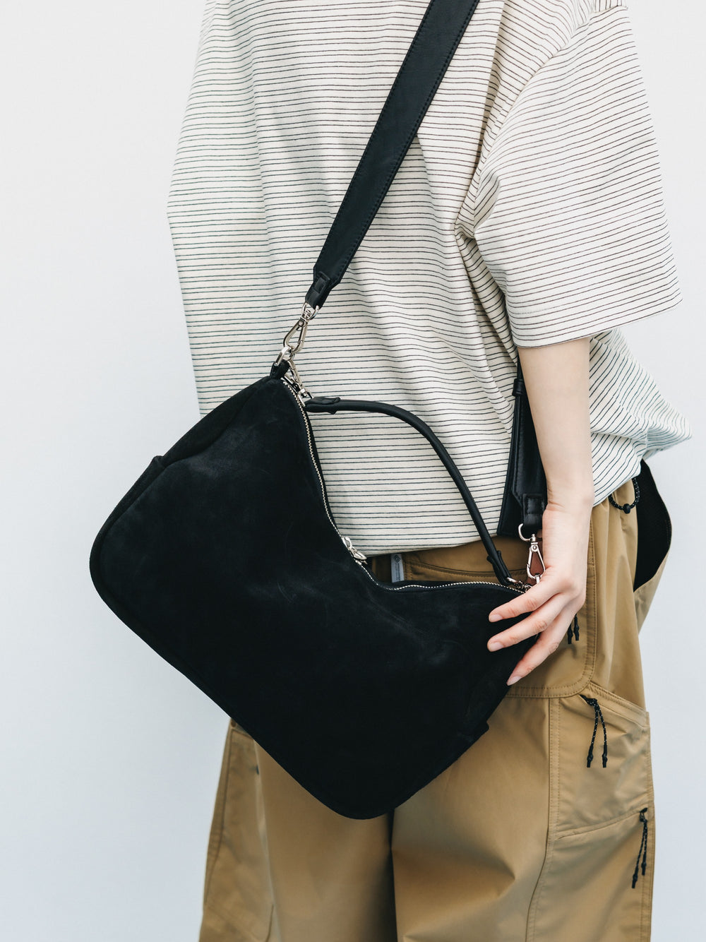 CLESSTE / Suede Day Off Bag (Black)