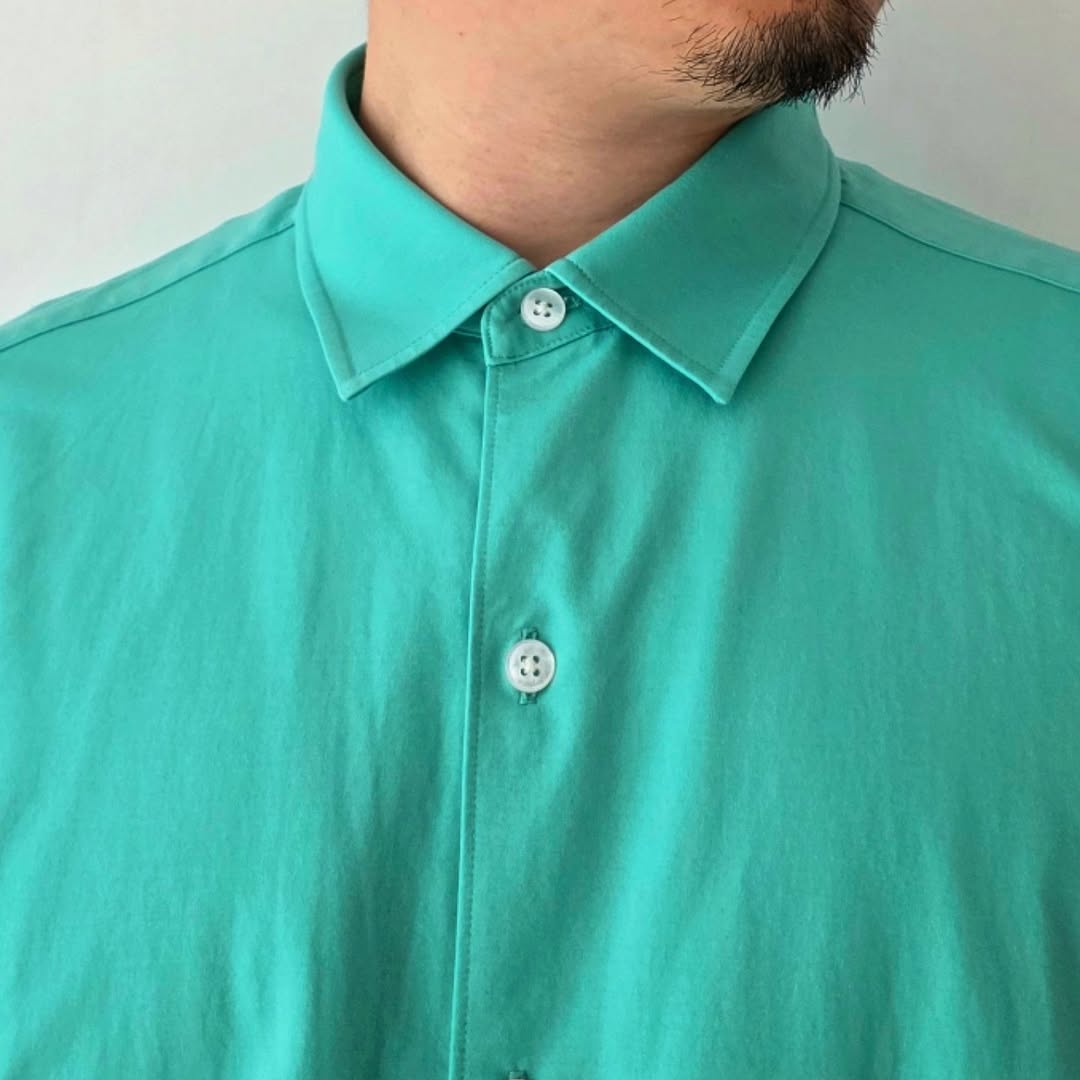 KANEMASA PHIL / 46G Atmosphere Shirt (Turquoise)