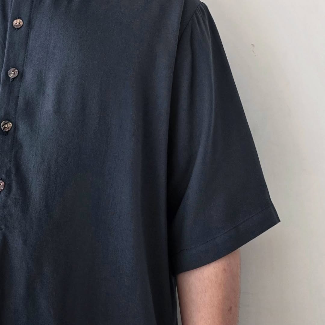 SABY / Bamboo Amuzen H-N Shirts (Gry Navy)