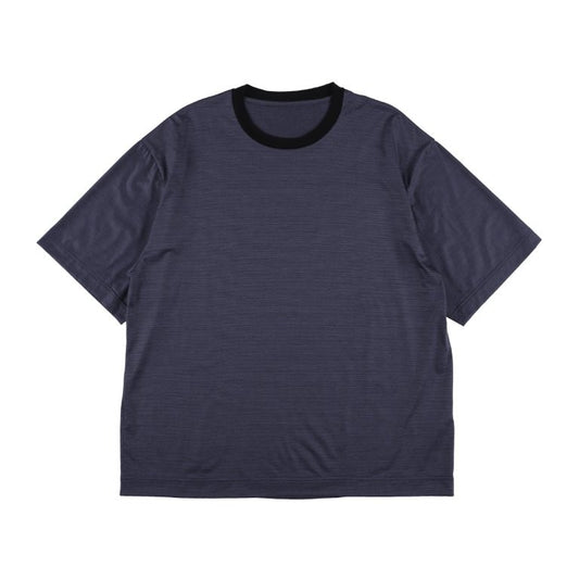 KANEMASA PHIL / 36G Wool Stripe S/S Tee