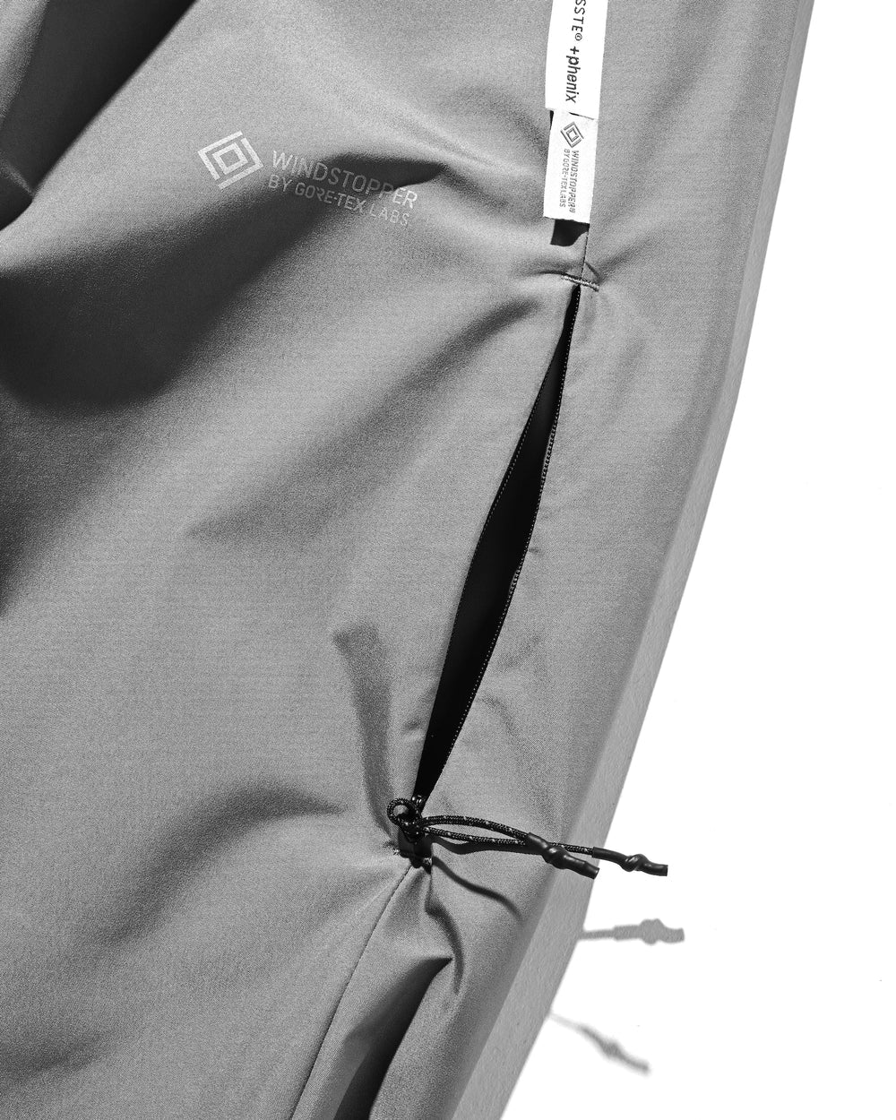 CLESSTE / +Phenix Windstopper ® By Gore-tex Labs City Barrel Leg Pants (Charcoal Gray)