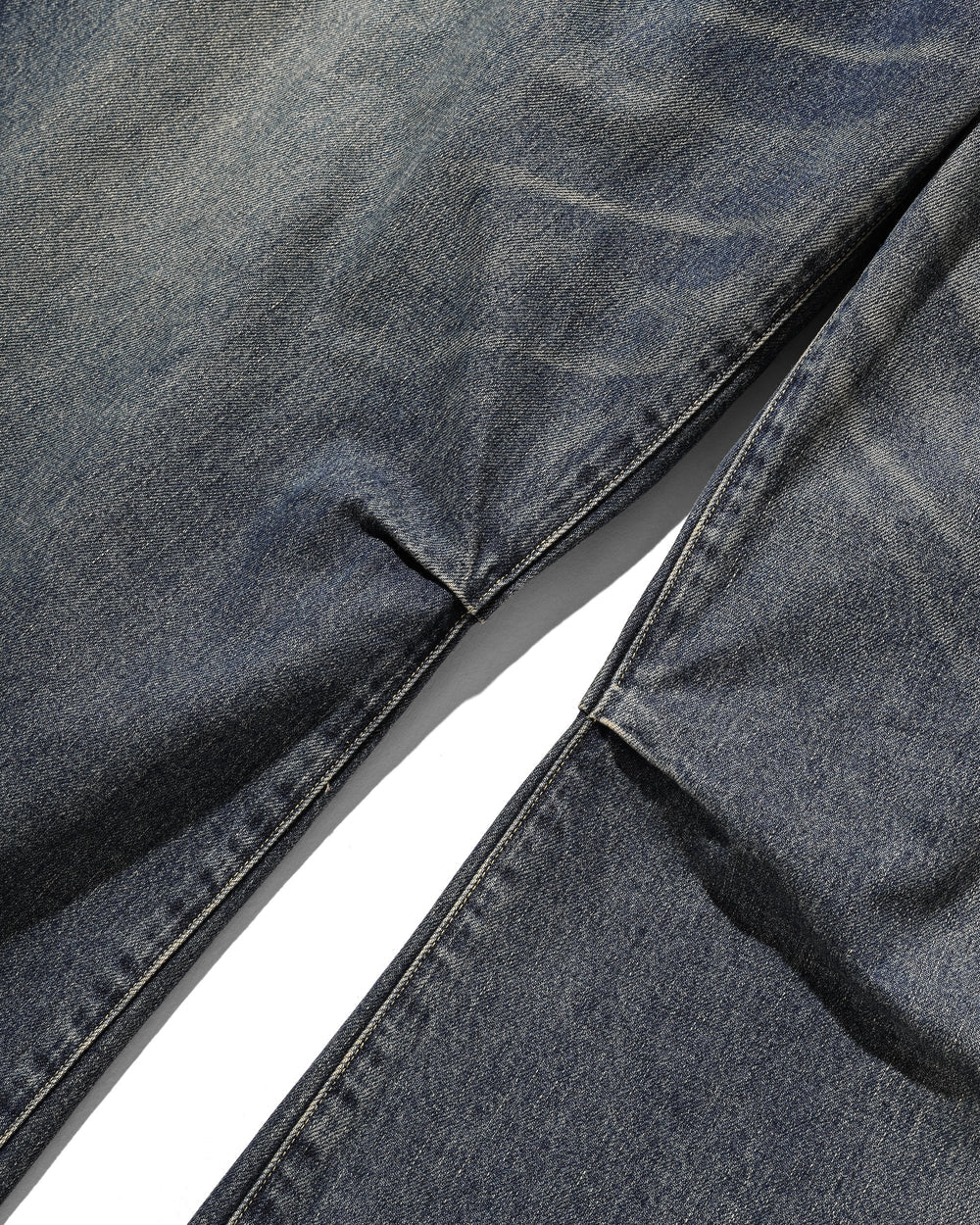 CLESSTE / Vintage Dyed Selvedge Denim Barrel Leg Pants (Vintage Indigo)