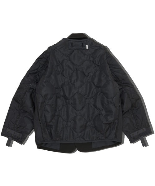 ELEPHANT TRIBAL FABRICS / Hybrid Quilting Liner (Black)