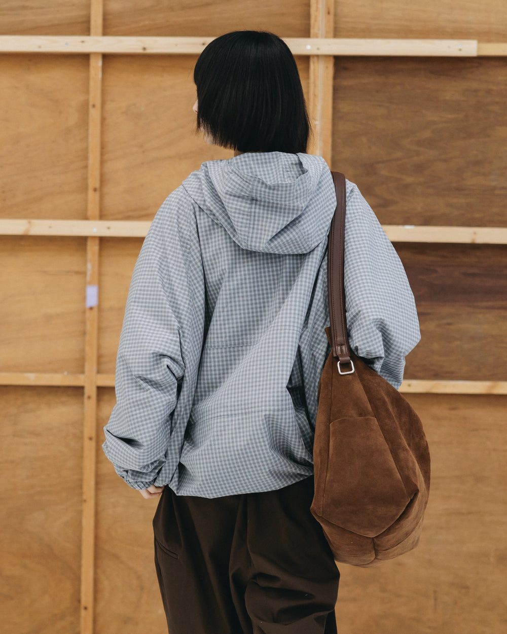 CLESSTE / Suede Nomad Bag (Brown)