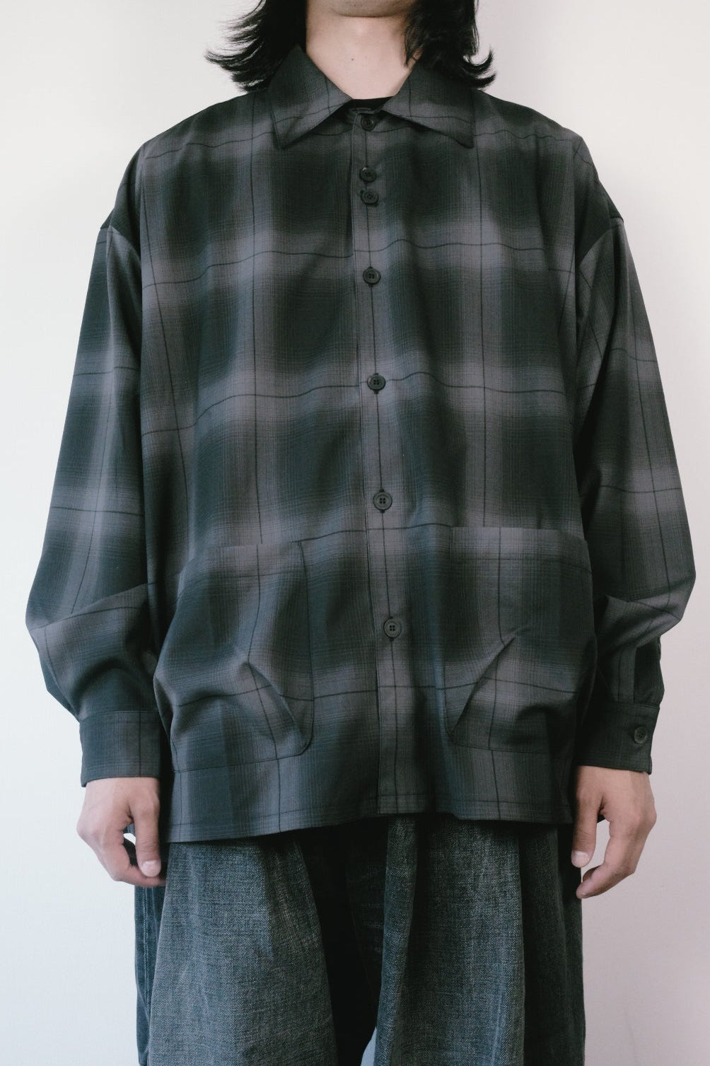 SHINYAKOZUKA / Roomy Shirt (Issue#9)(Black Palette)