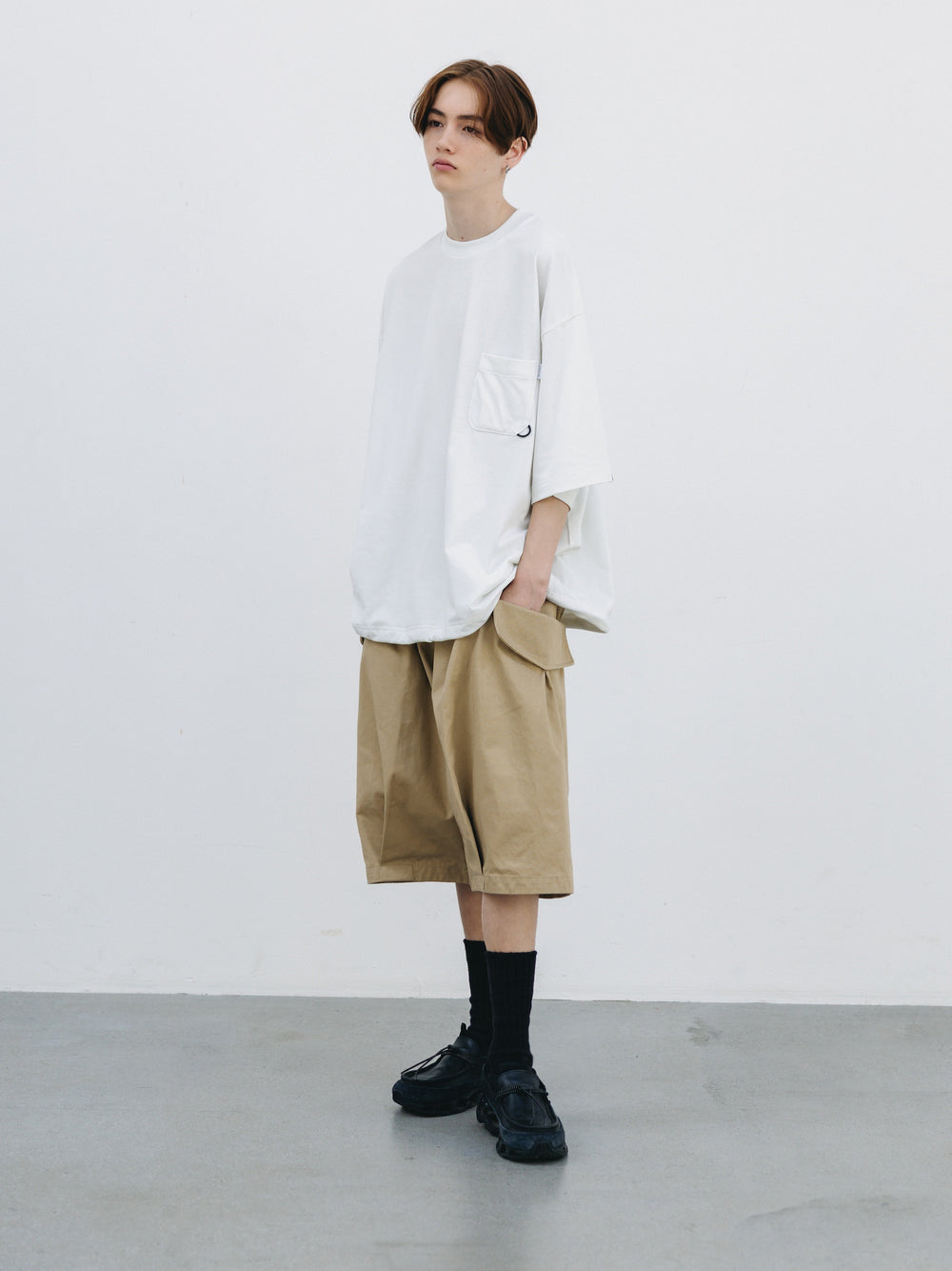 CLESSTE / Tech Pocket S/S T-Shirt (White)