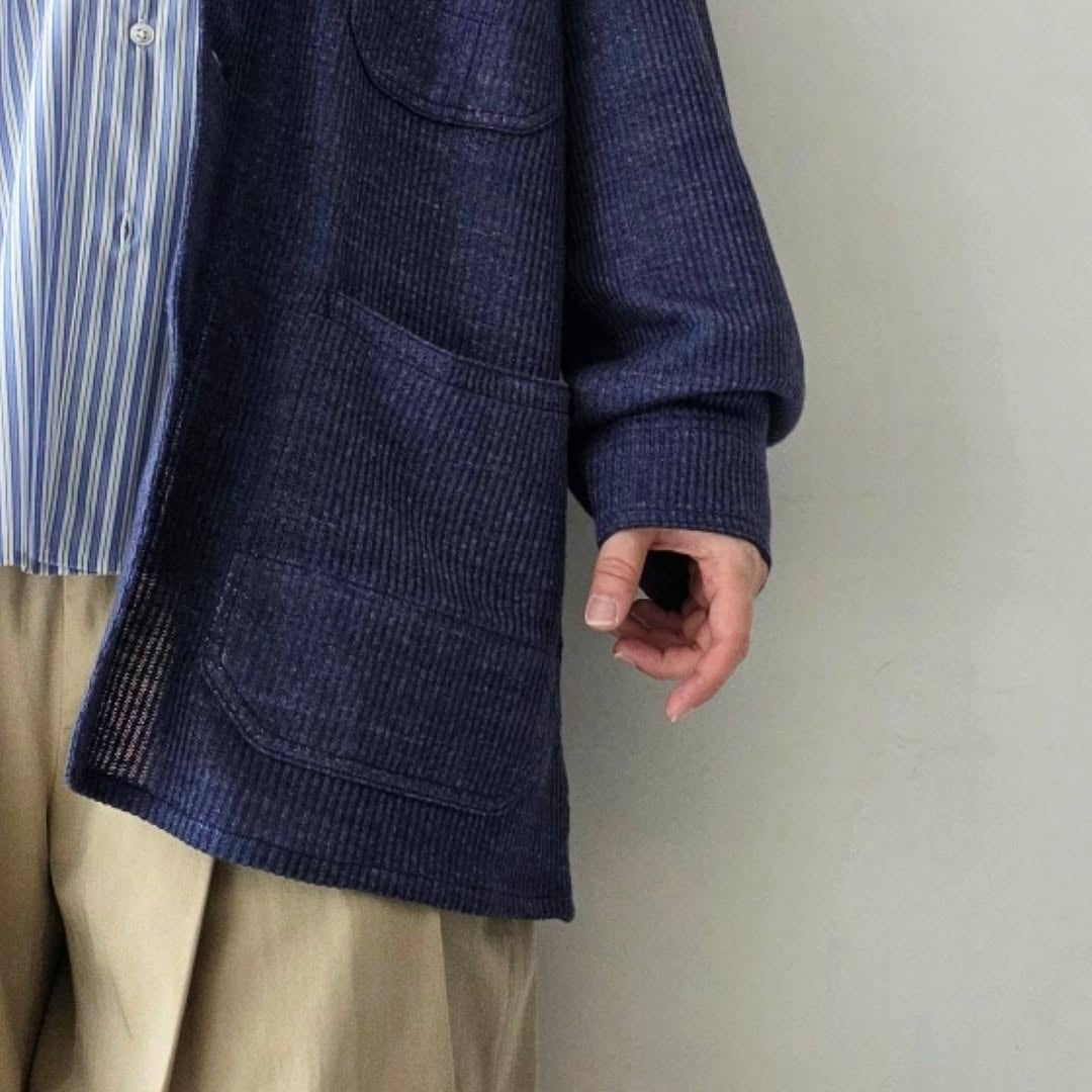 SABY / Workers Jacket Type S.B - Bishu Japan Linen Mesh Jacquard FAB -