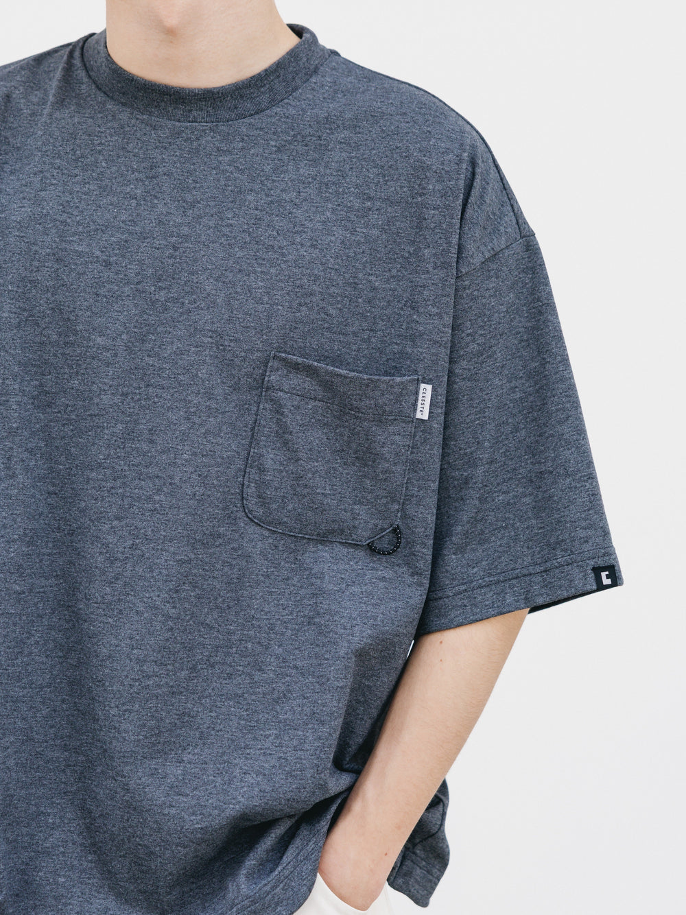 CLESSTE / Tech Pocket S/S T-Shirt (Charcoal)