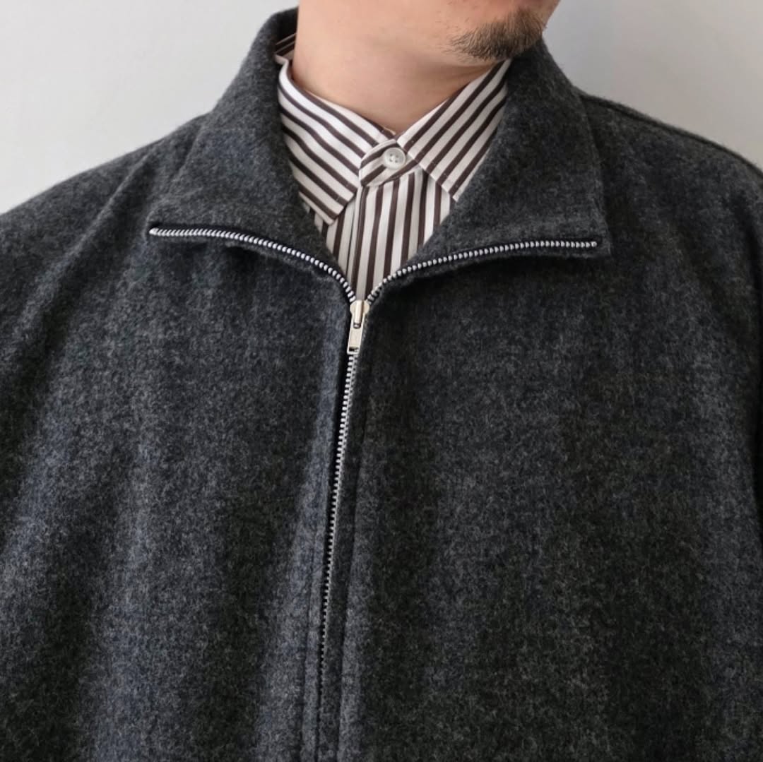 BLANC YM / Cashmere Zip Jacket