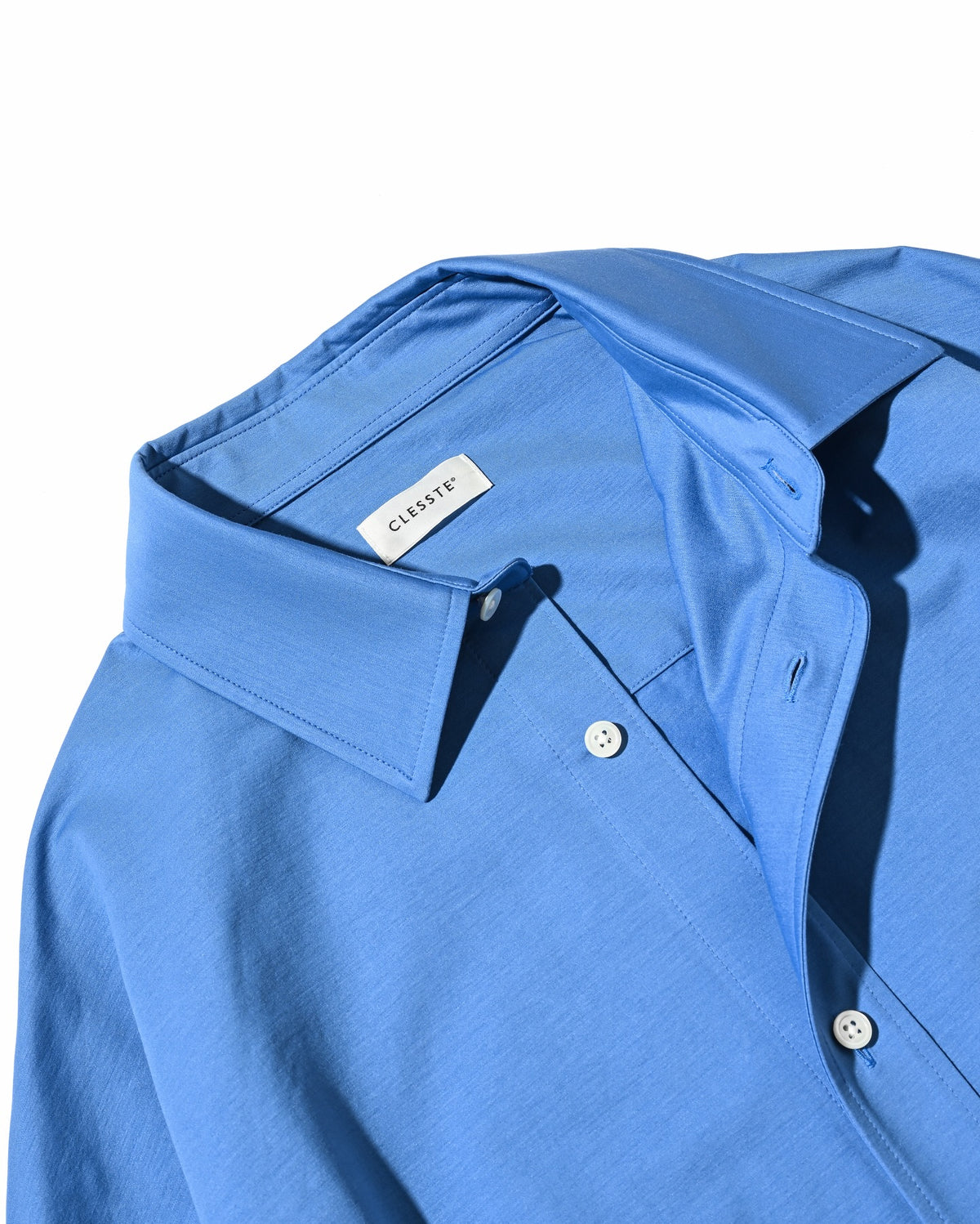 CLESSTE / 46G Knit Everyday L/S Shirt (Sax Blue)