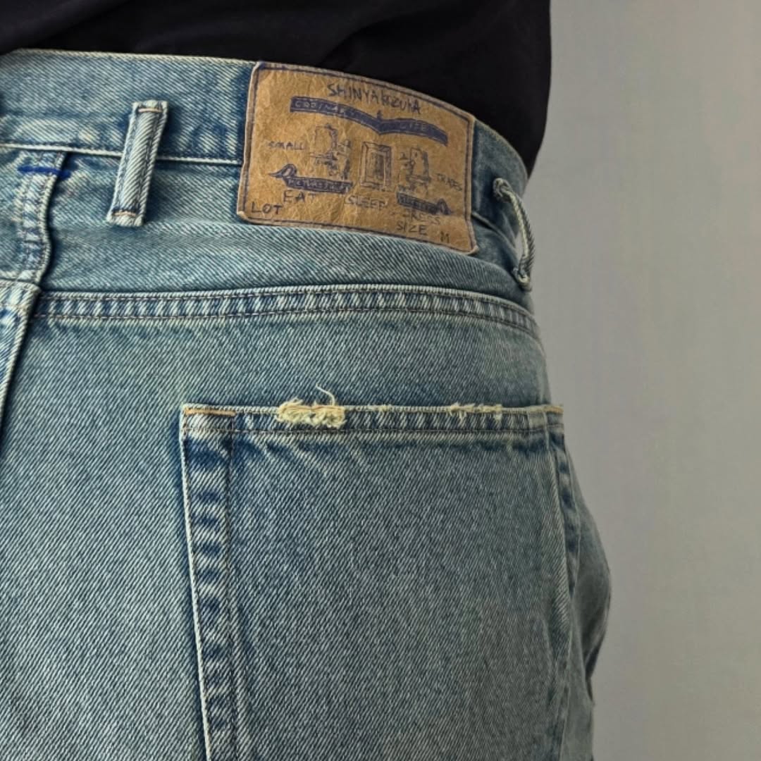 SHINYAKOZUKA / Damaged Ordinary City Baggy (Issue#8)(Indigo)
