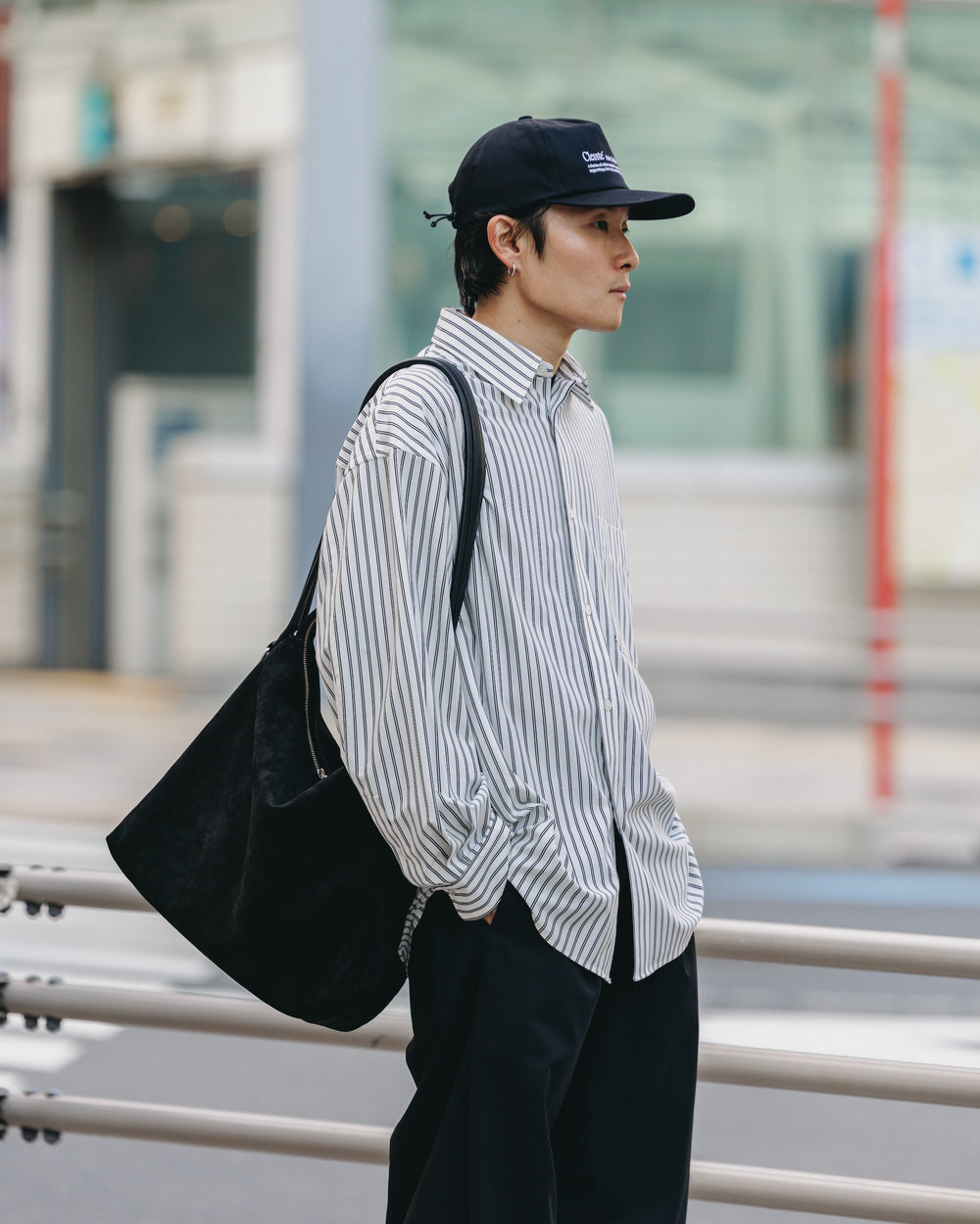CLESSTE / 46G Knit Everyday L/S Shirt (White Stripe)