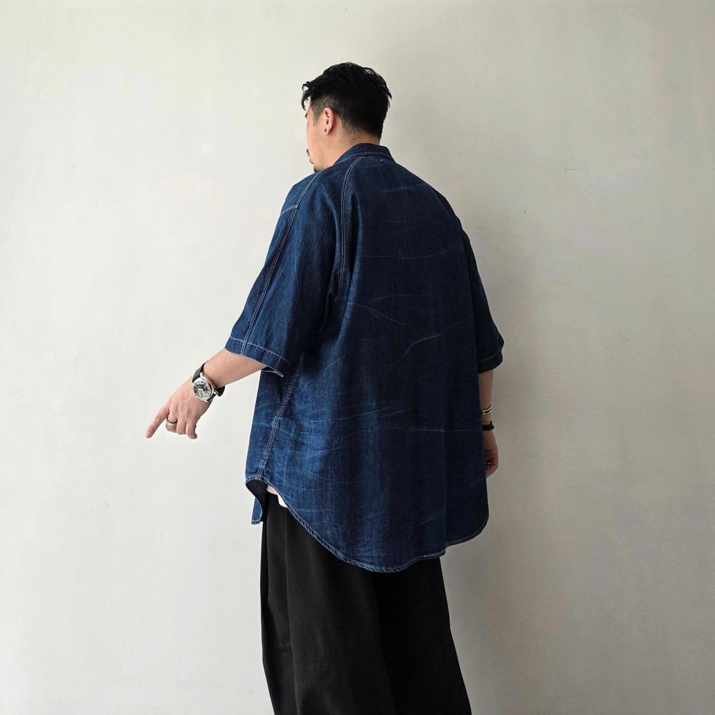 SABY / Work Shirts - 6.5oz Kojima Japan Denim (Ind Vintage)