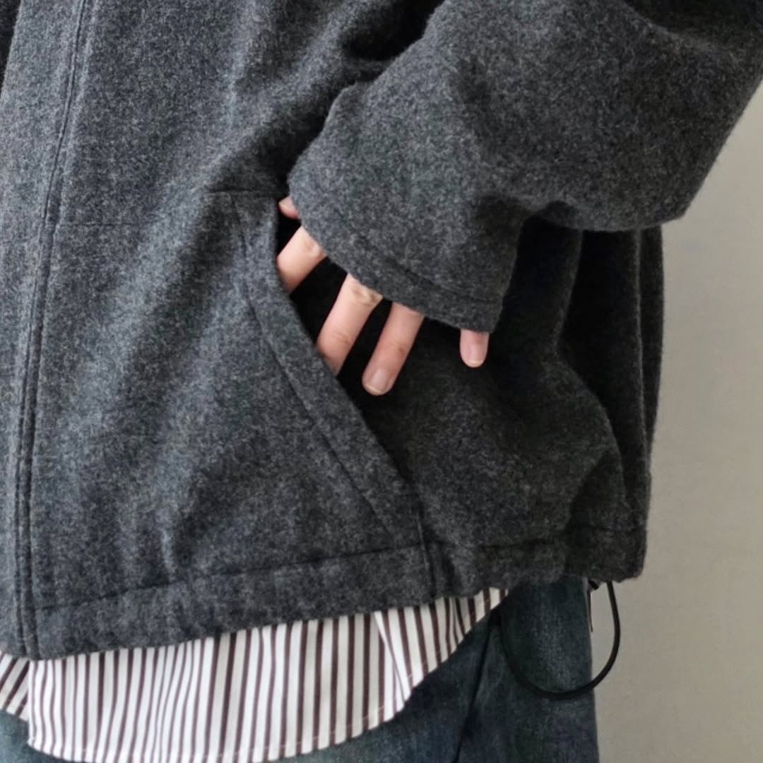 BLANC YM / Cashmere Zip Jacket