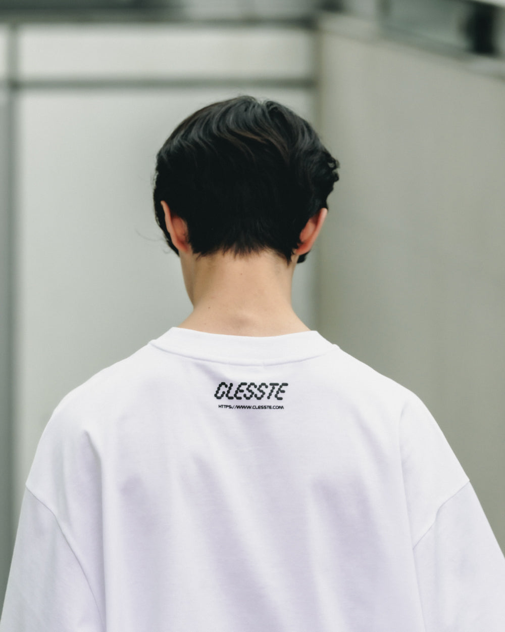 CLESSTE / Staff T-Shirt With Drawstrings (White)