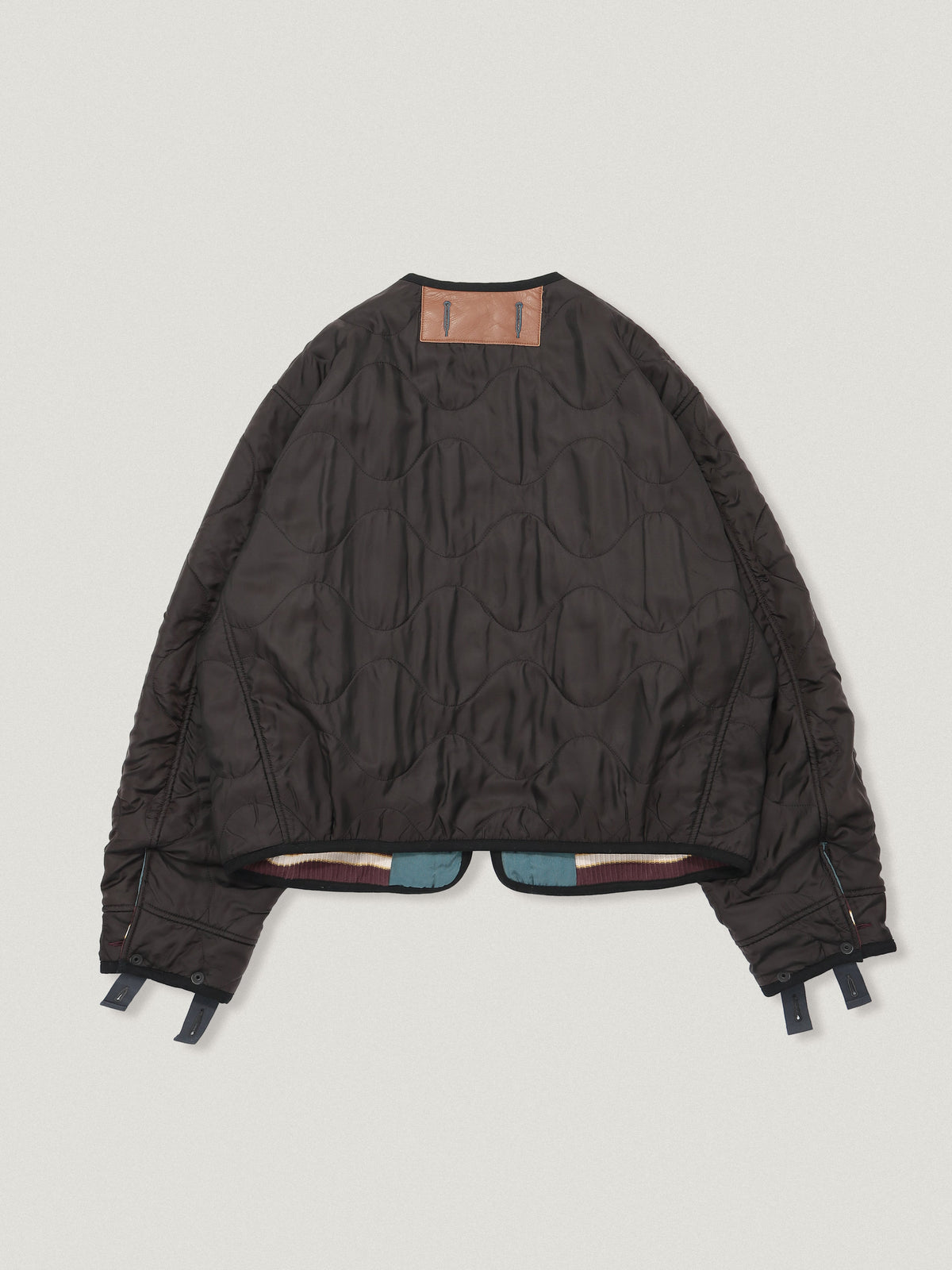 ELEPHANT TRIBAL FABRICS / Reversible Chiba Jan (Sax x Brown)