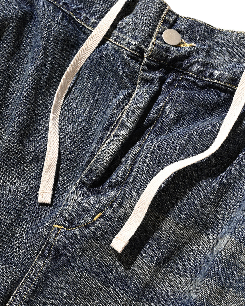 CLESSTE / Vintage Dyed Selvedge Denim Barrel Leg Pants (Vintage Indigo)