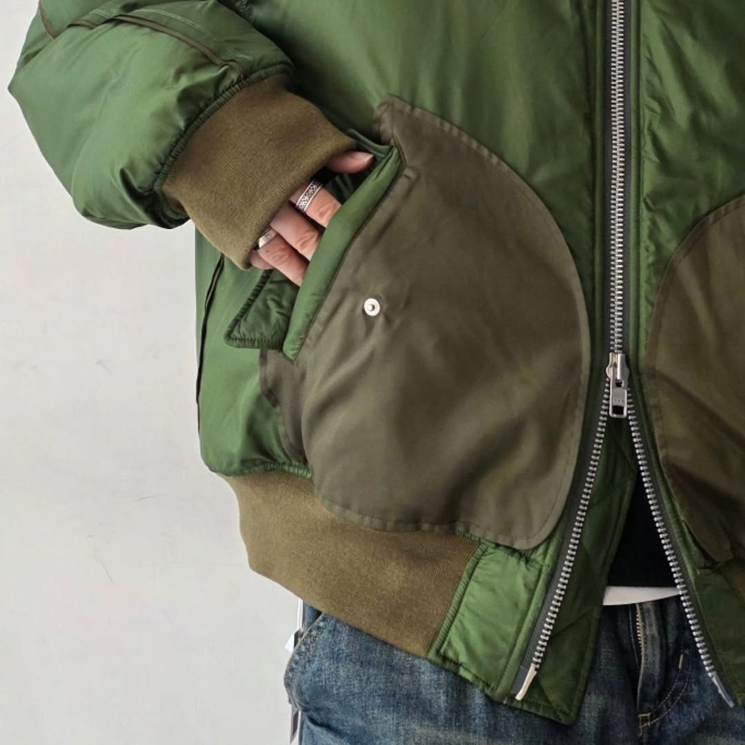 DISCOVERED / Devils Ear Hoodie Down MA-1