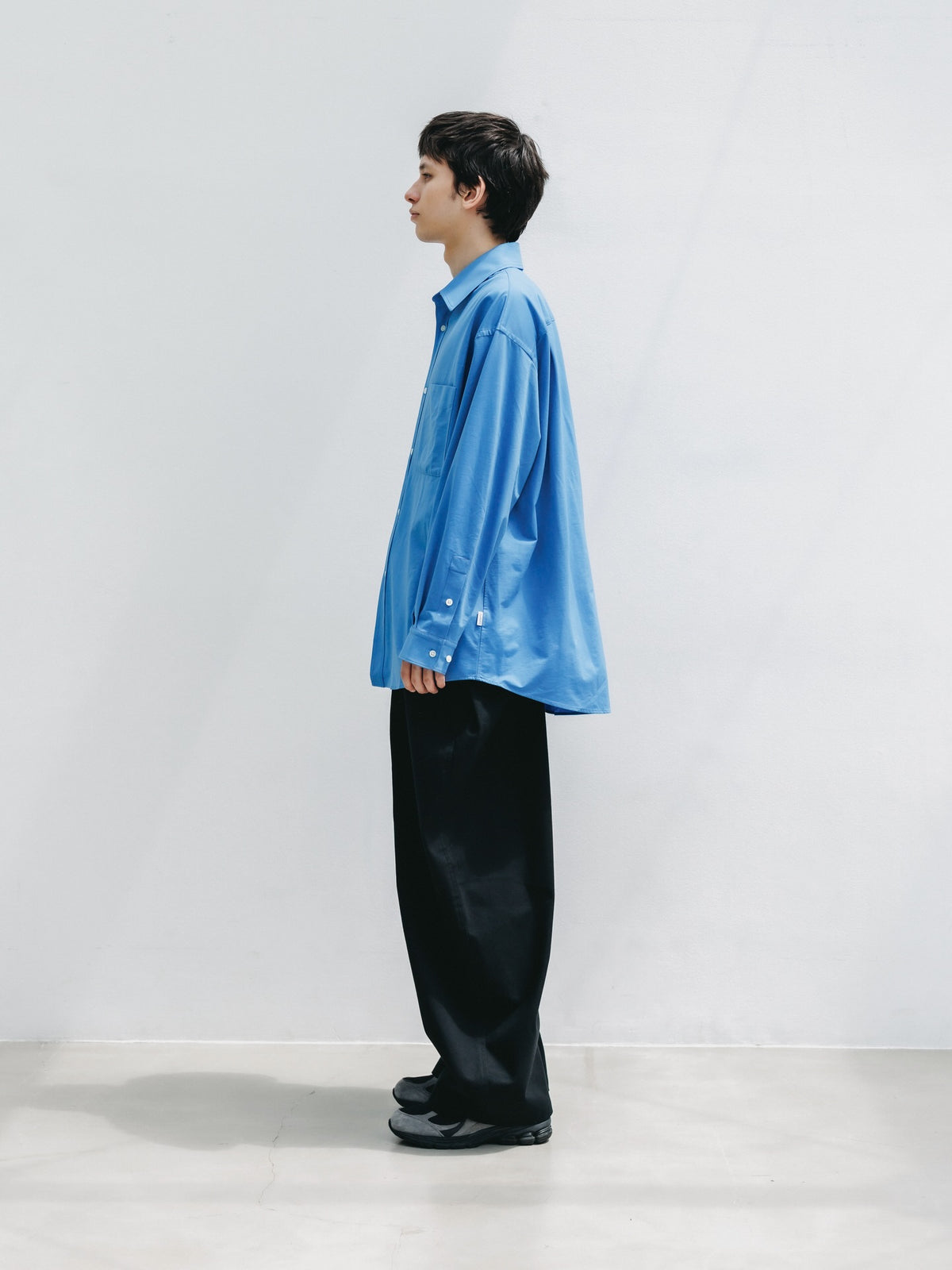 CLESSTE / 46G Knit Everyday L/S Shirt (Sax Blue)