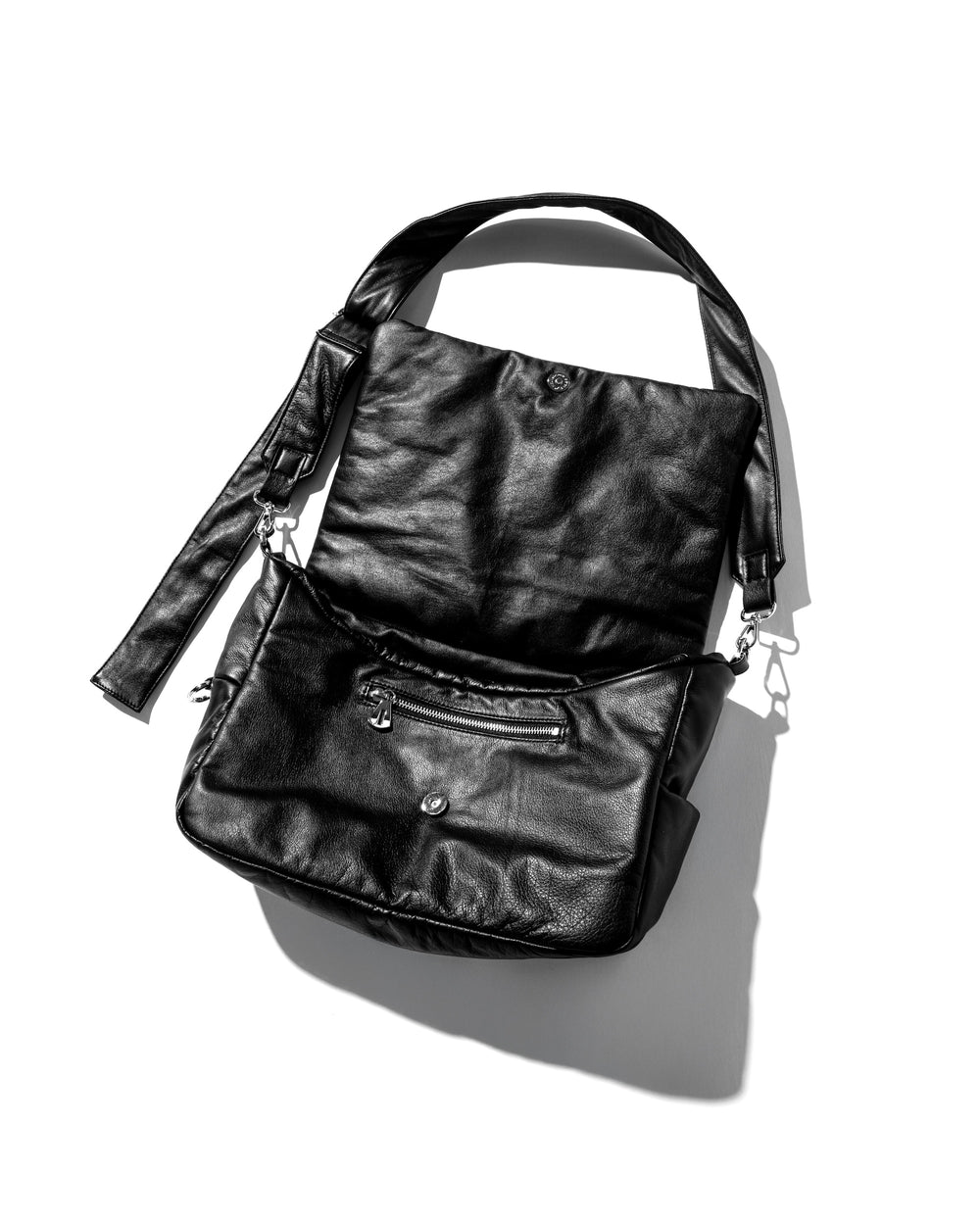 CLESSTE / Leather Padded Flap Holiday Bag