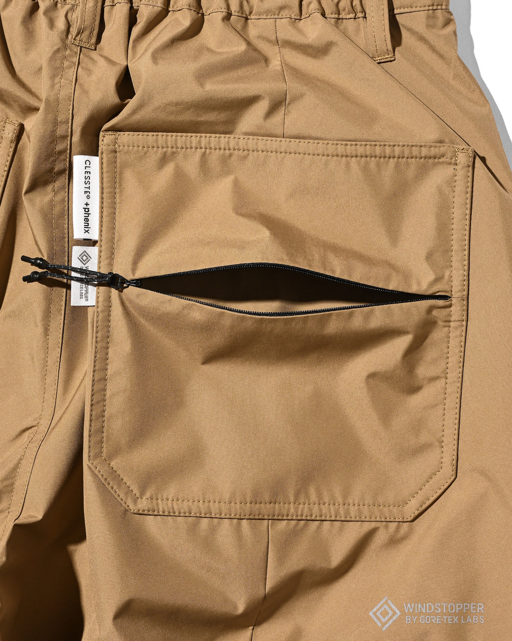 CLESSTE / +Phenix Windstopper ® By Gore-tex Labs City Massive Utility Pants (Camel Beige)