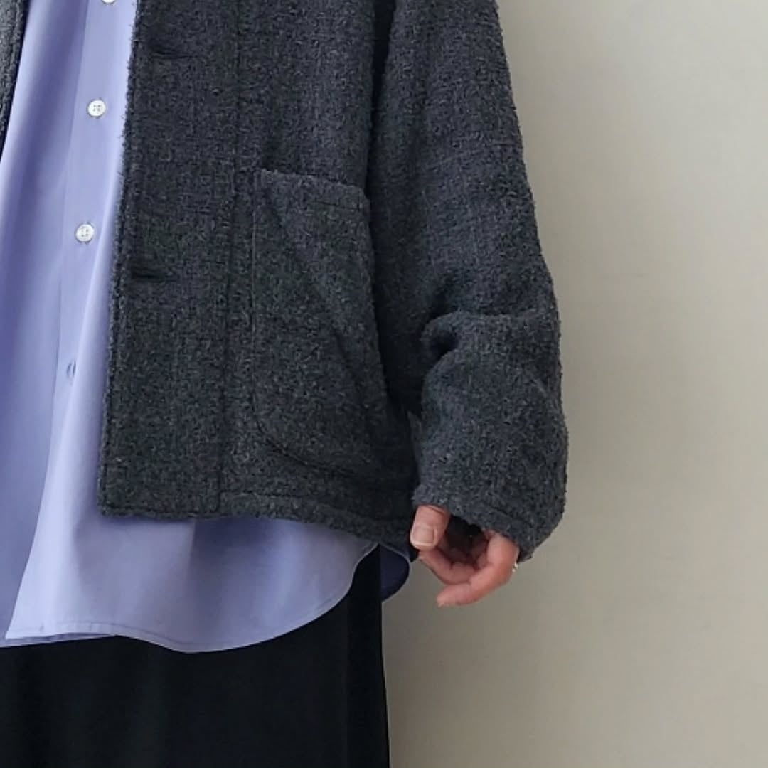 NONNOTTE / Draping Shirt Jacket
