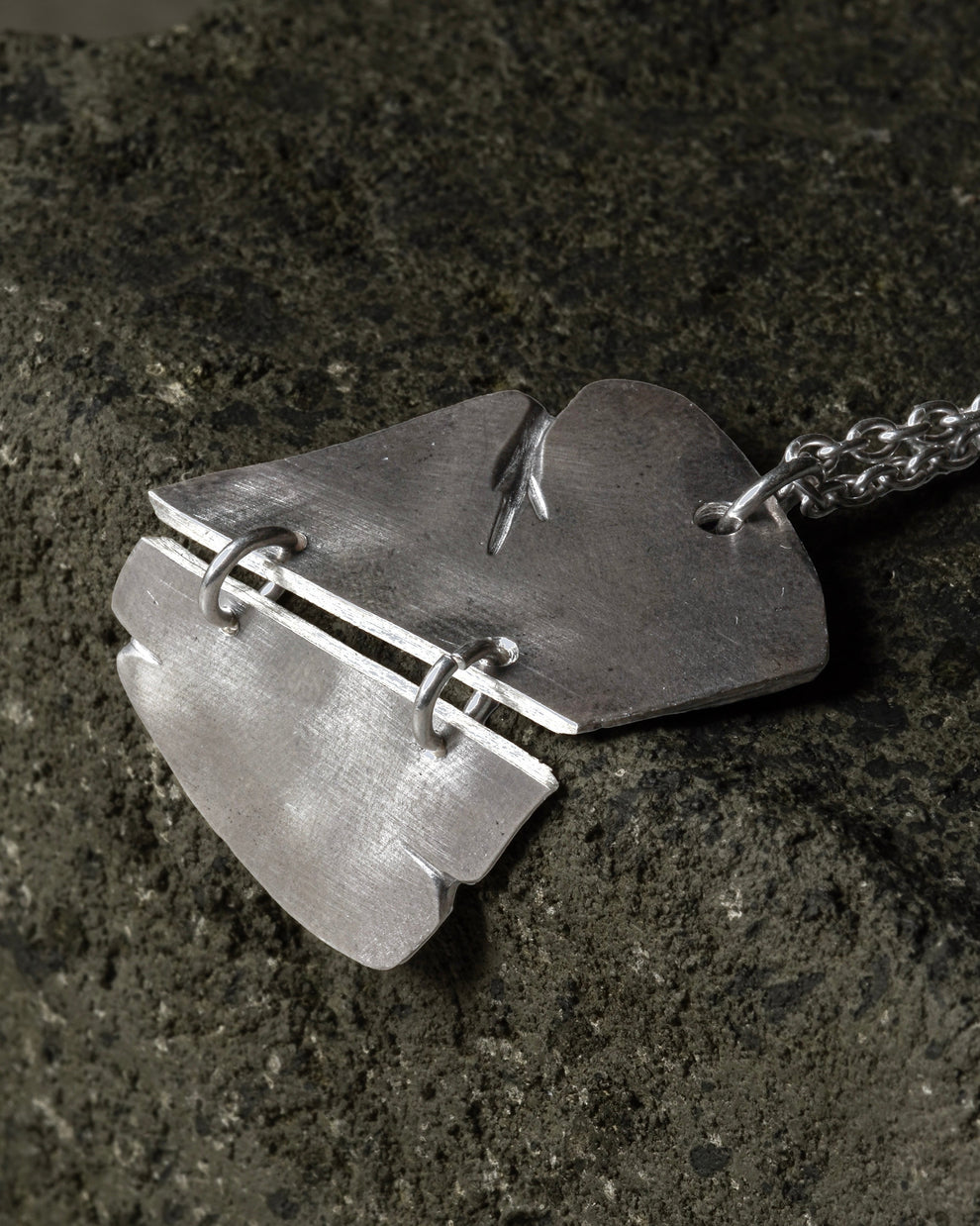 GIFT HAND / Mechanical Necklace 06 - 925 Sterling Silver