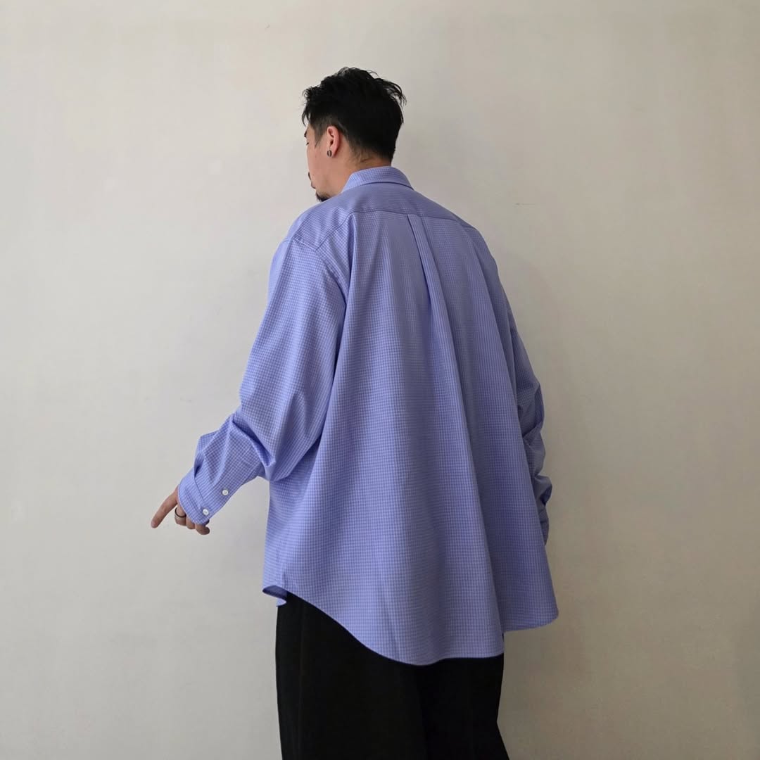 KANEMASA PHIL / 36g Atmosphere Check Shirt (Zenith Purple)