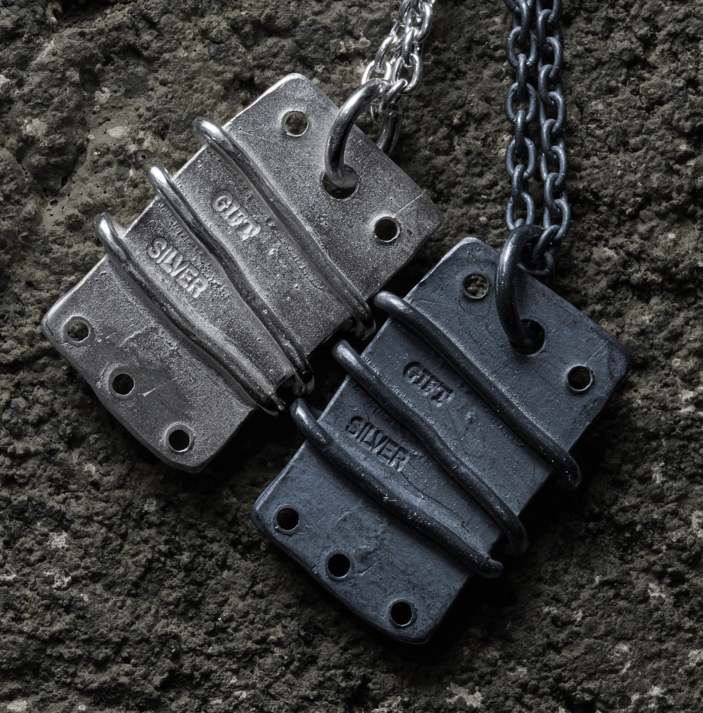 GIFT HAND / Mechanical Necklace 01 - 925 Sterling Silver