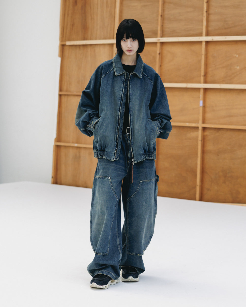 CLESSTE / Vintage Dyed Selvedge Denim City Utility Jacket (Vintage Indigo)