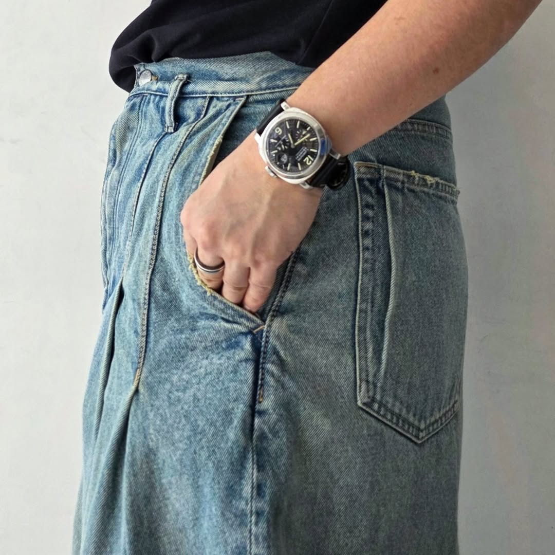SHINYAKOZUKA / Damaged Ordinary City Baggy (Issue#8)(Indigo)