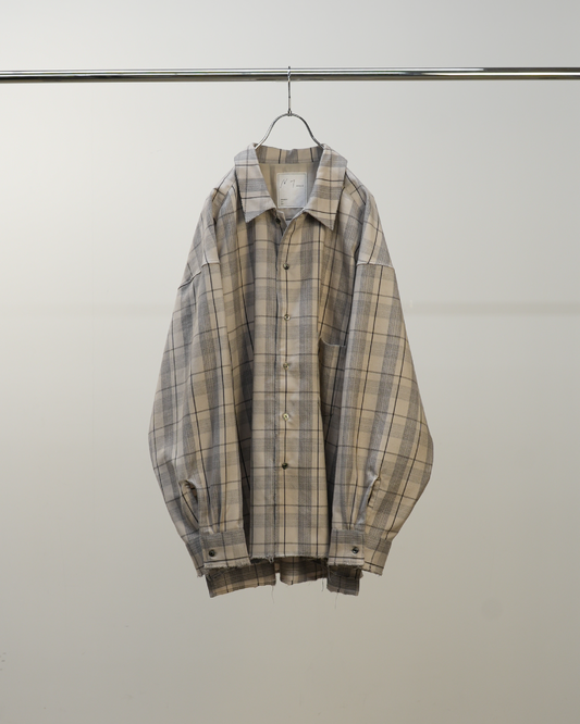 ANCELLM / C/R Check Shirt
