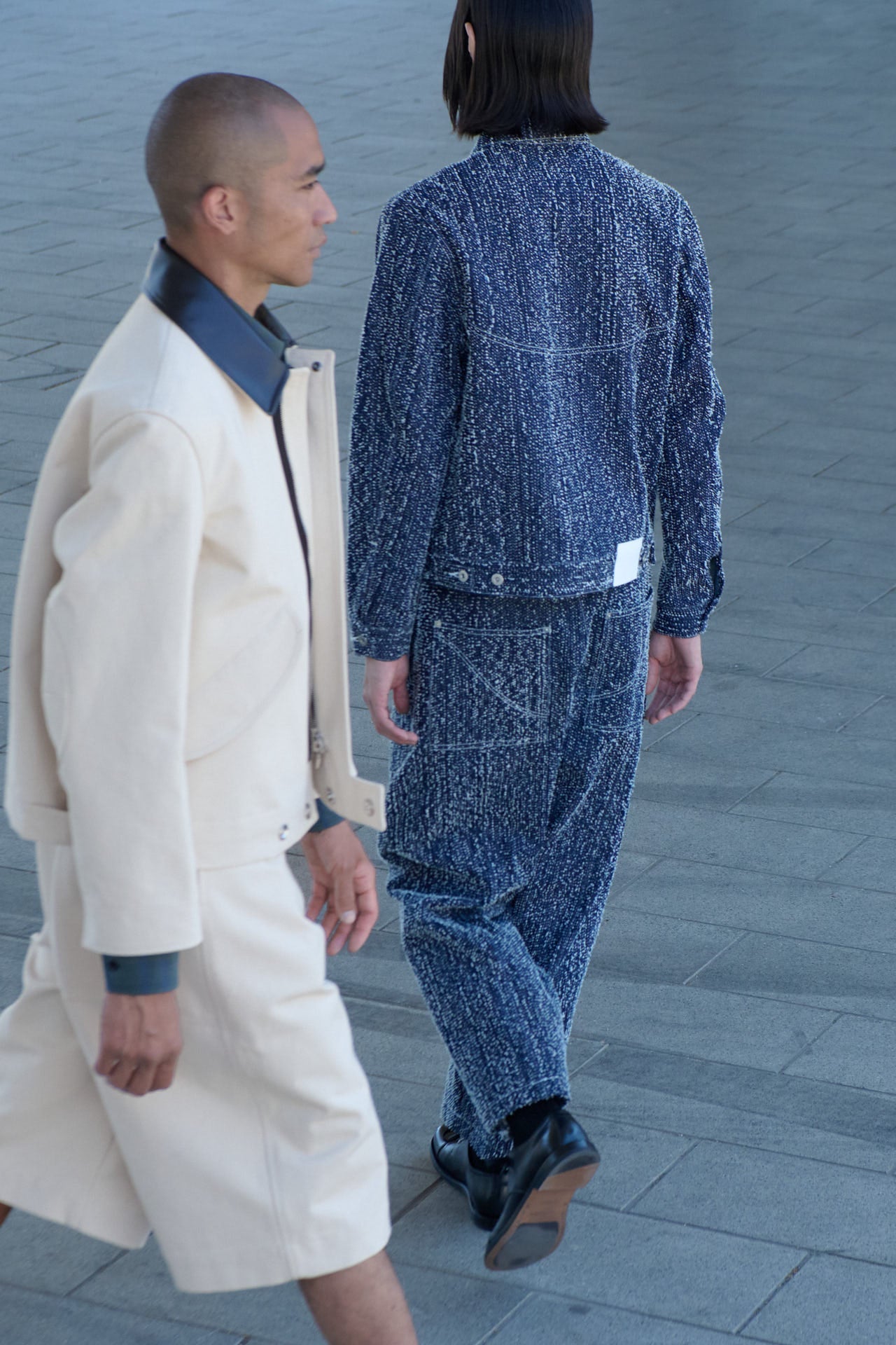 SAGE NATION / Denim Jiji Jacket - Indigo Snow Nep