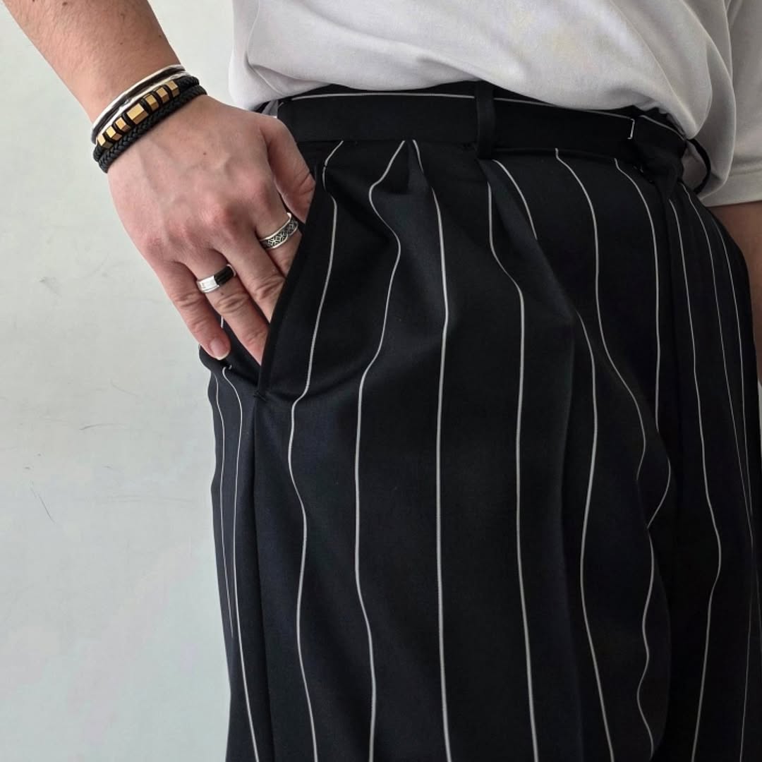 REVERBERATE / Suit Trousers (Stripe)