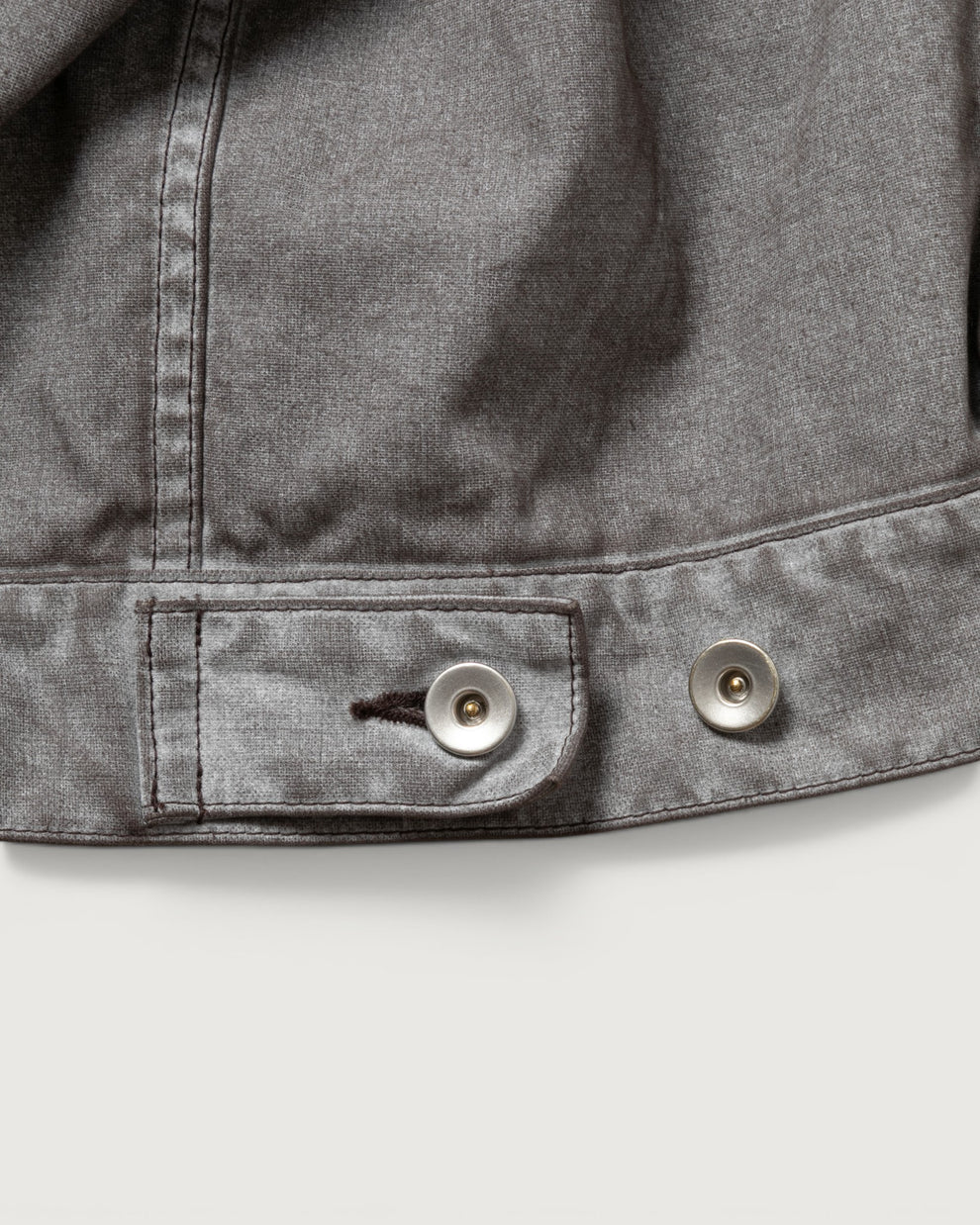 INNAT / Pigment Print Type-2 Trucker Jacket (Black)