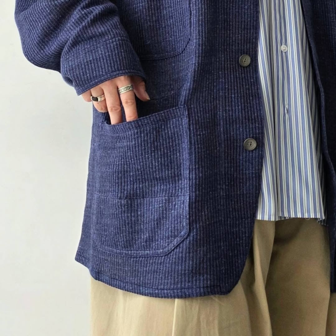 SABY / Workers Jacket Type S.B - Bishu Japan Linen Mesh Jacquard FAB -