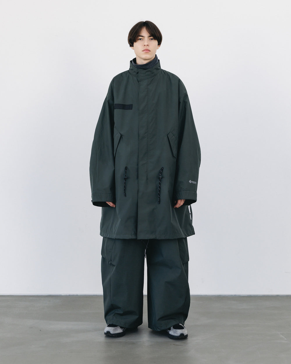 CLESSTE / +Phenix Windstopper ® By Gore-tex Labs City Fishtail Parka With Liner Jacket (Asphalt Gray)