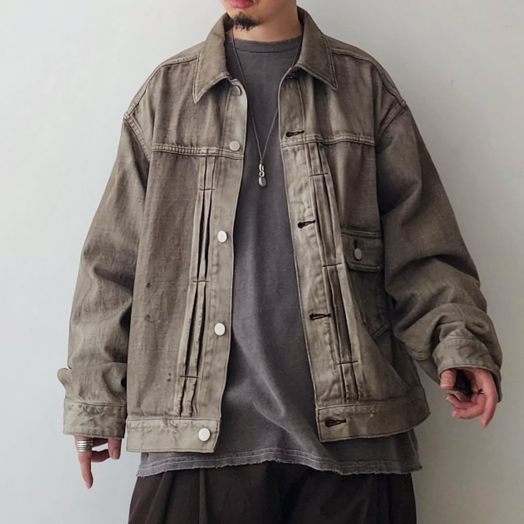 ANCELLM / Aging Denim Jacket