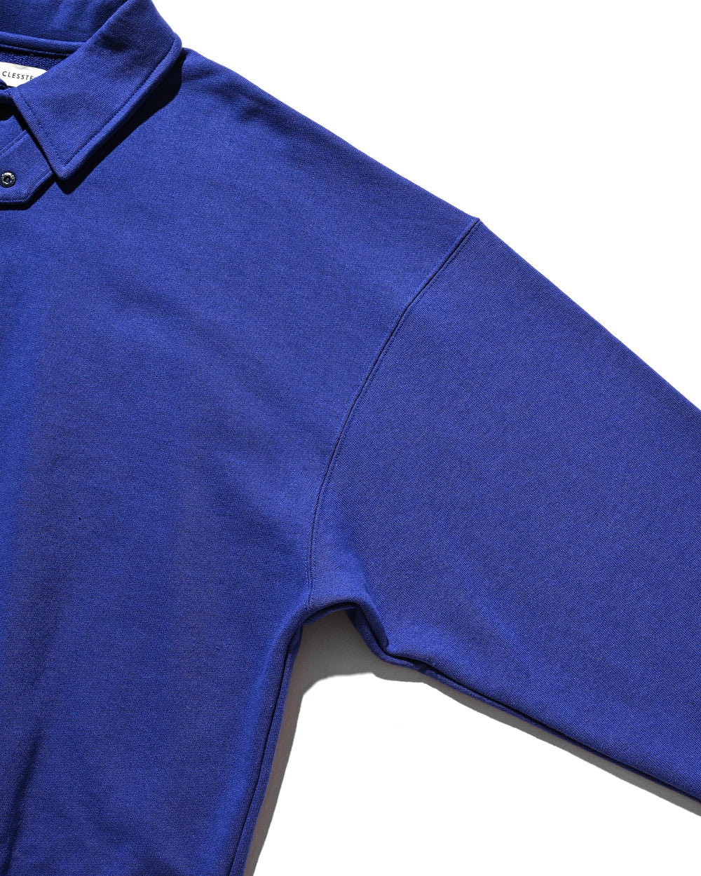 CLESSTE / Half Snap Sweat Shirt (Blue)