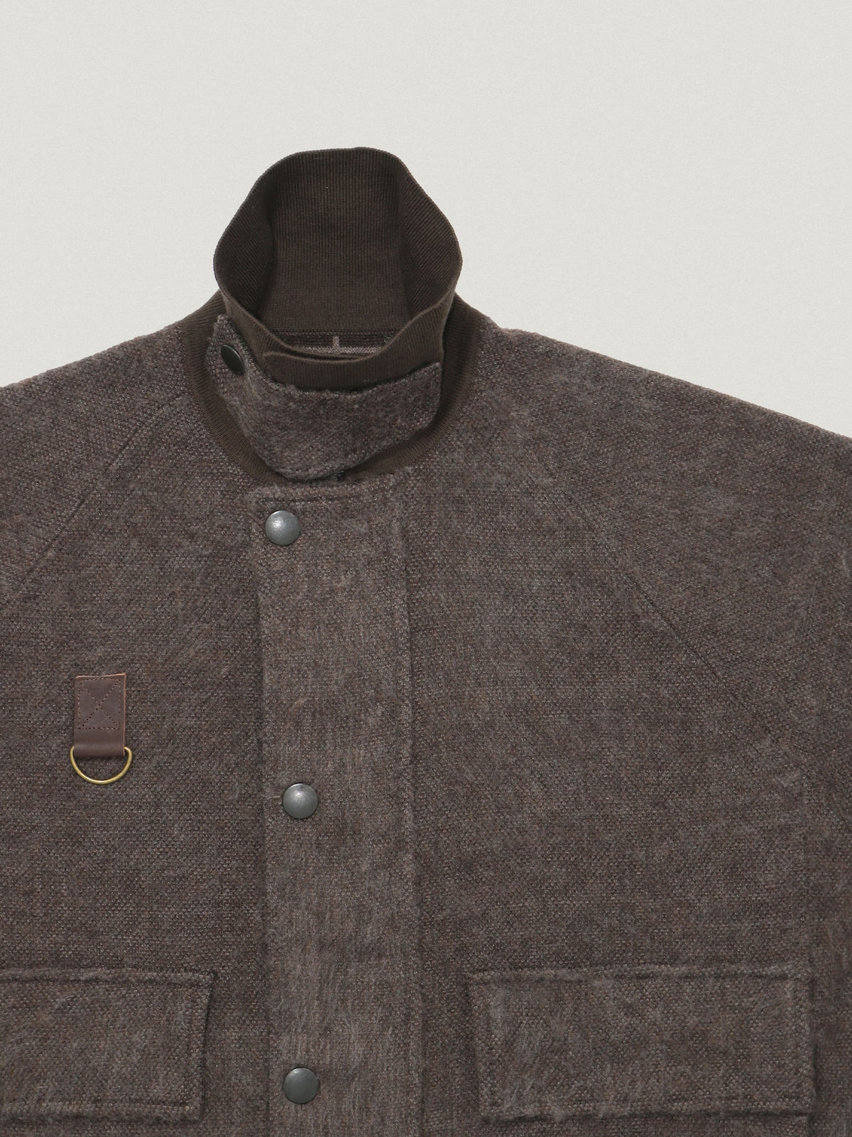 ELEPHANT TRIBAL FABRICS / Hunting Knit Shirt (Brown)