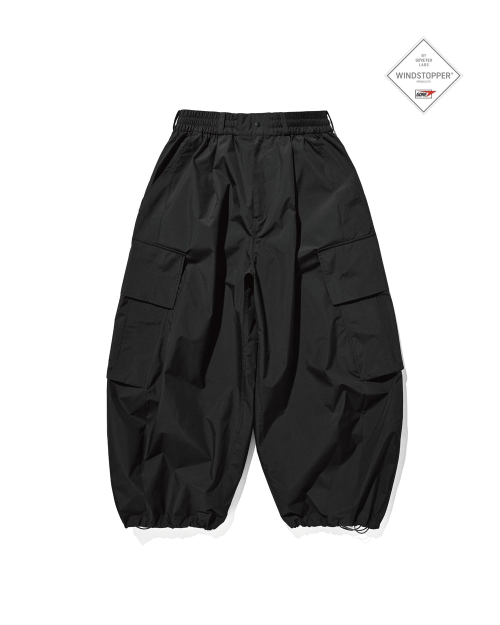 CLESSTE / +Phenix Windstopper ® By Gore-tex Labs City Mega Pocket Balloon Cargo Pants (Black)