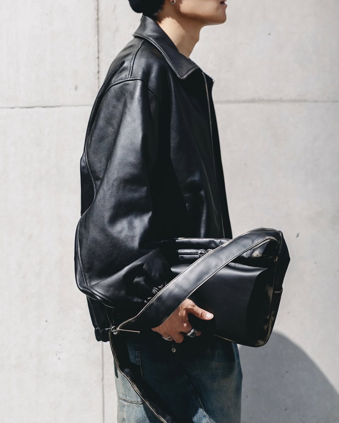 CLESSTE / Vintage Leather Holiday Bag