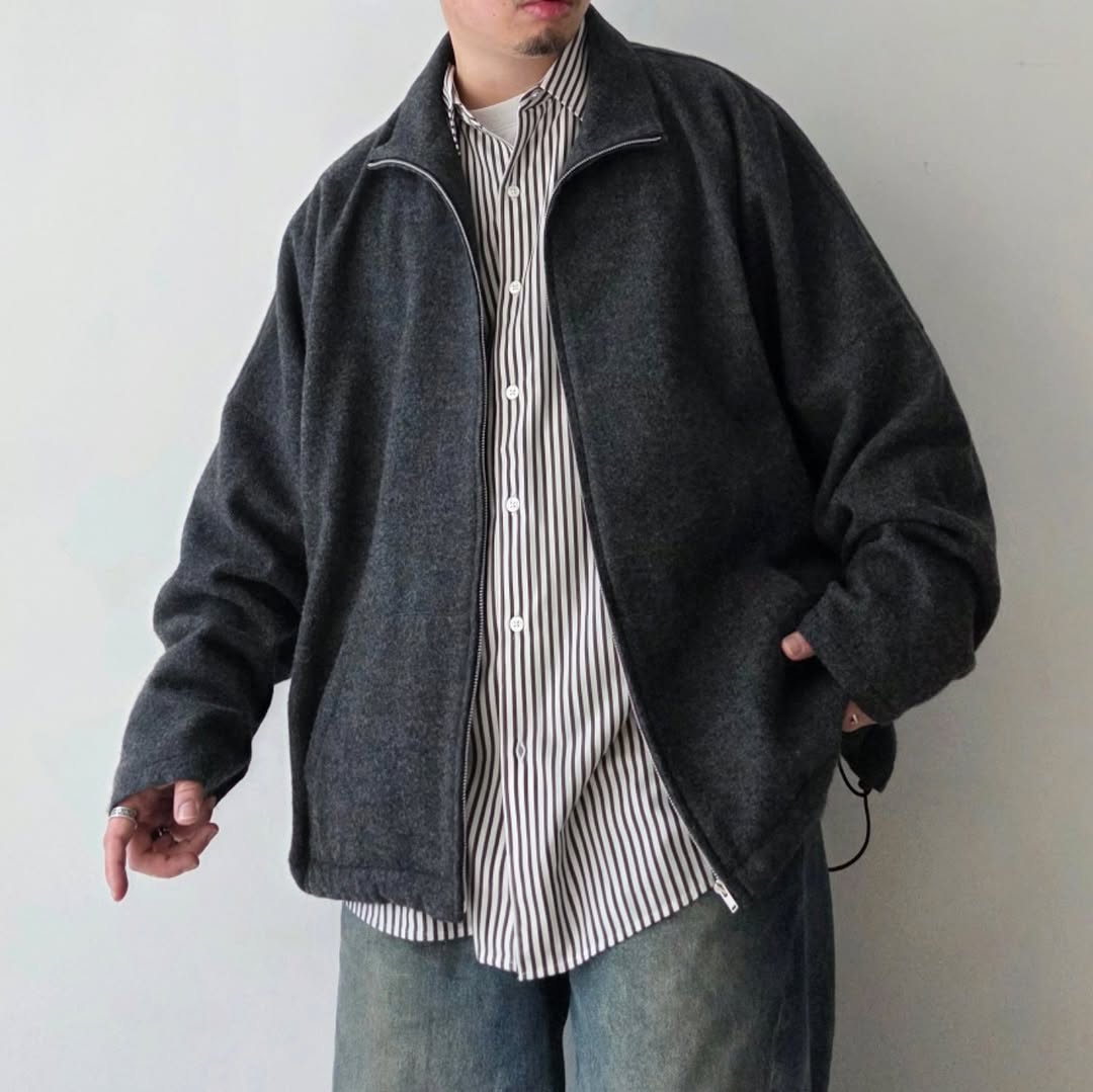 BLANC YM / Cashmere Zip Jacket